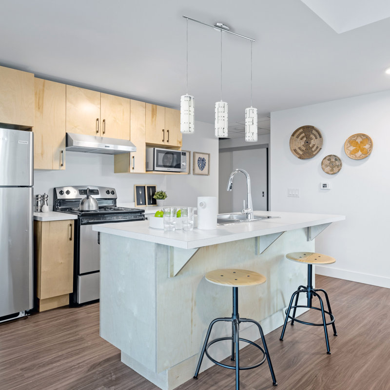 Wade Logan® Holmquist 3 Light Chrome Kitchen Island Pendant & Reviews